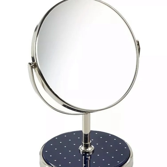 Kate Spade Navy Polka Dot Vanity Mirror
